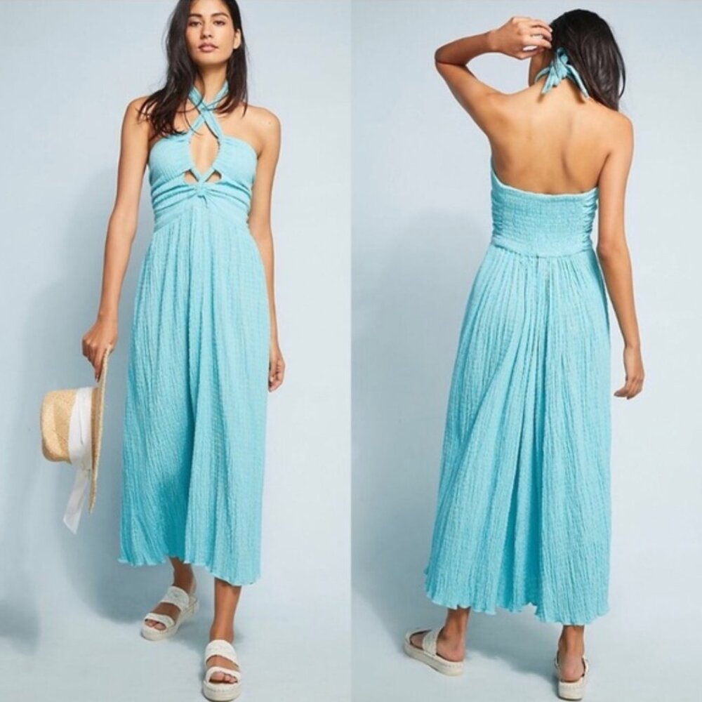 Mara Hoffman Annika Turquoise Dress
